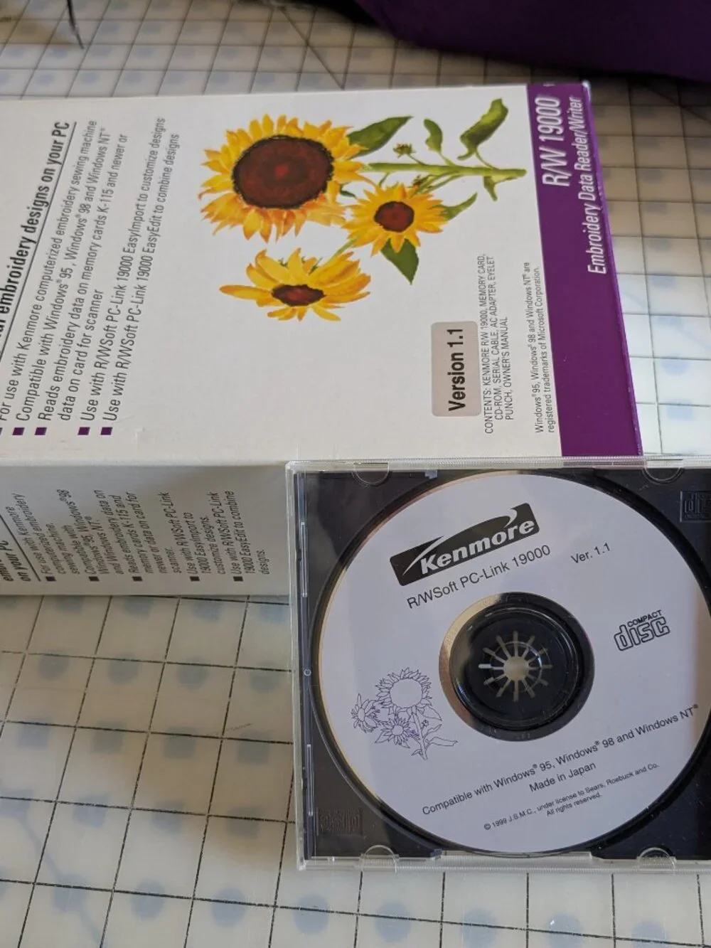 Kenmore R/W 19000 Embroidery Data Reader Writer Box Kit V1.1